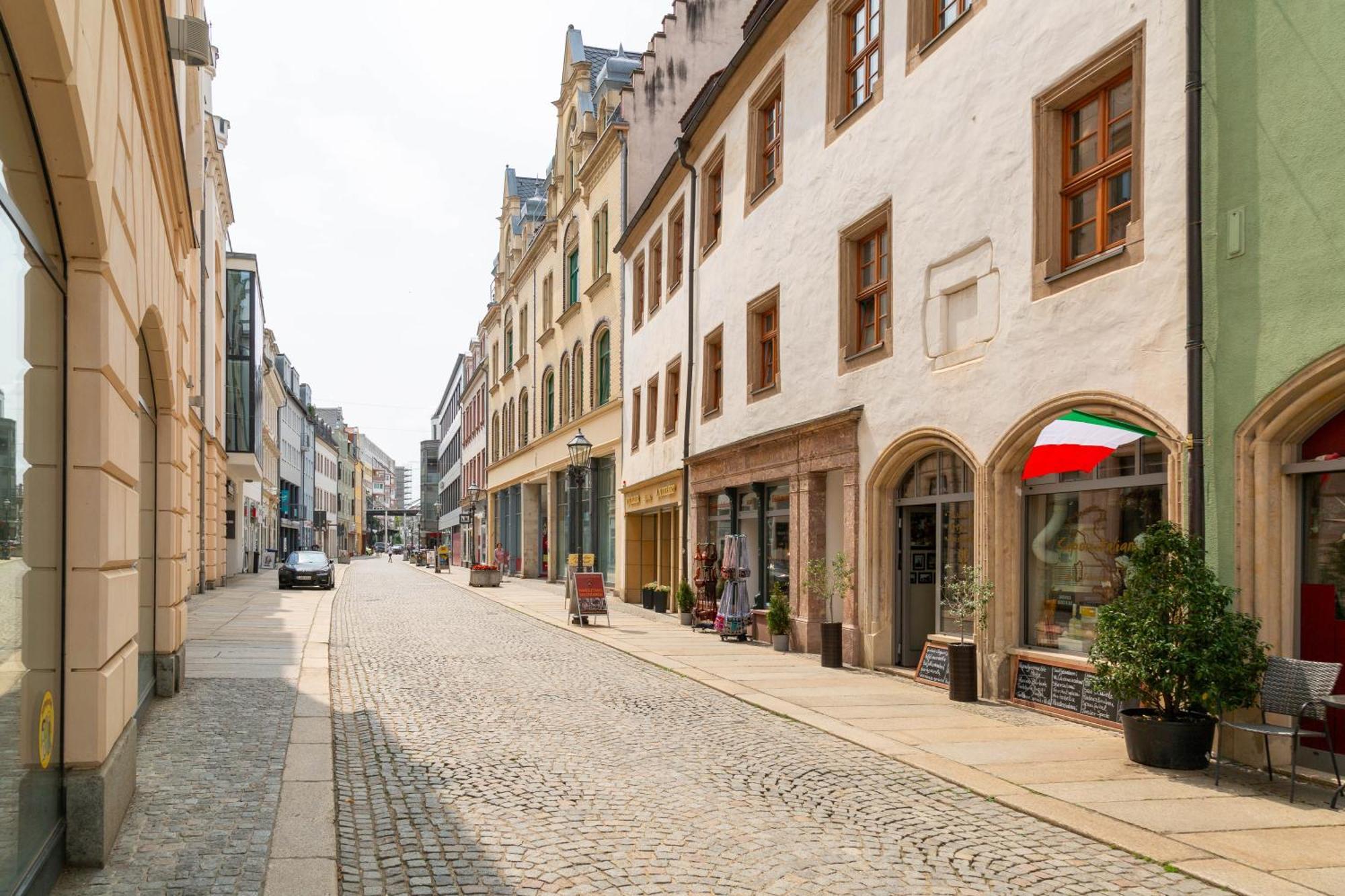 Soulscape Apartments Loft Zwickau Citycenter Mit Tg-Stellplatz, Magenta-Tv Und Klima Exterior foto